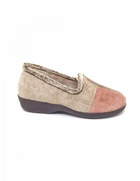 Zapatilla de mujer Andinas en taupe 9853