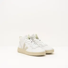 ZAPATILLA - VEJA - V-15 LEATHER EXTRA WHITE NATURAL