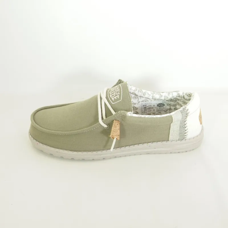 Zapatos Dude Wally Break Stitch Verde