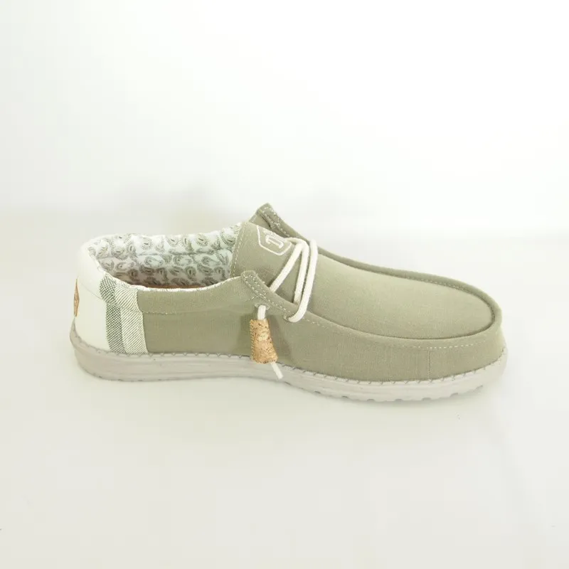 Zapatos Dude Wally Break Stitch Verde