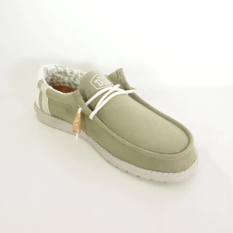 Zapatos Dude Wally Break Stitch Verde