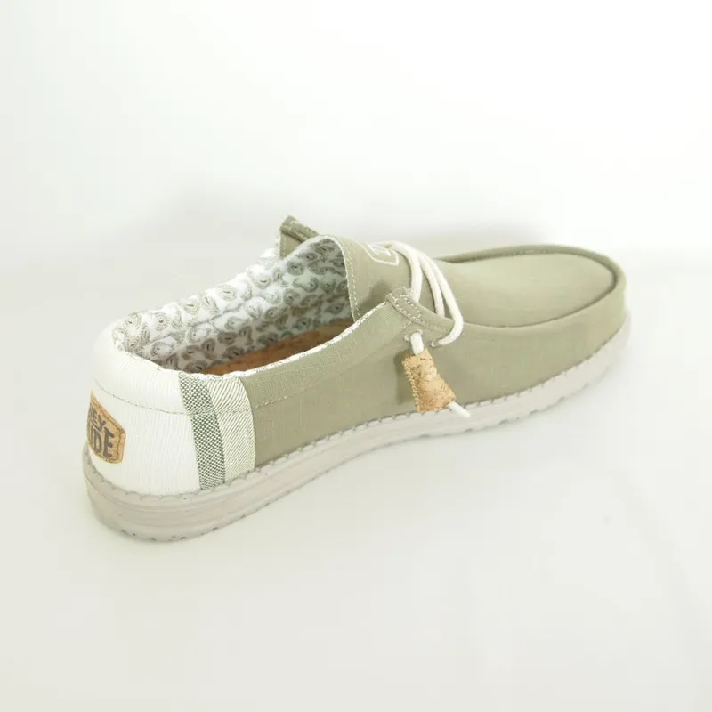 Zapatos Dude Wally Break Stitch Verde