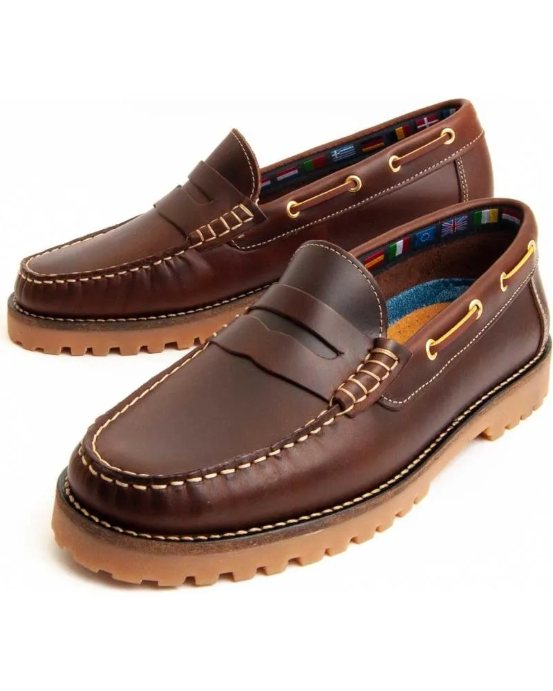 Zapatos PURAPIEL  de Hombre MOCCA2  BROWN