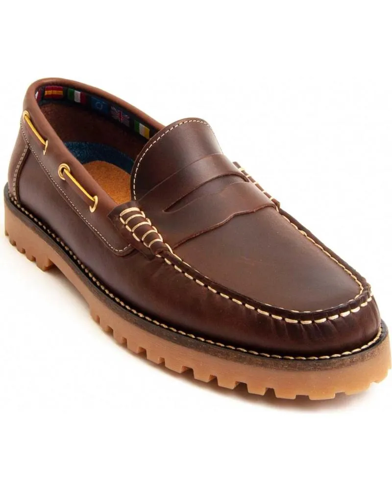 Zapatos PURAPIEL  de Hombre MOCCA2  BROWN