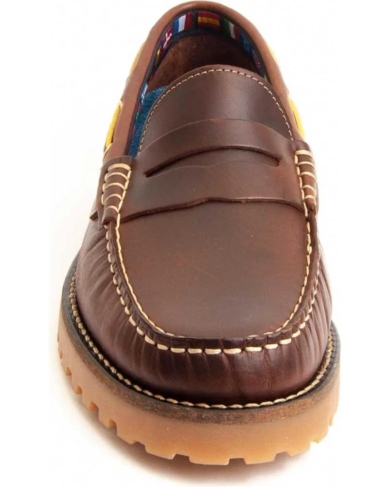 Zapatos PURAPIEL  de Hombre MOCCA2  BROWN